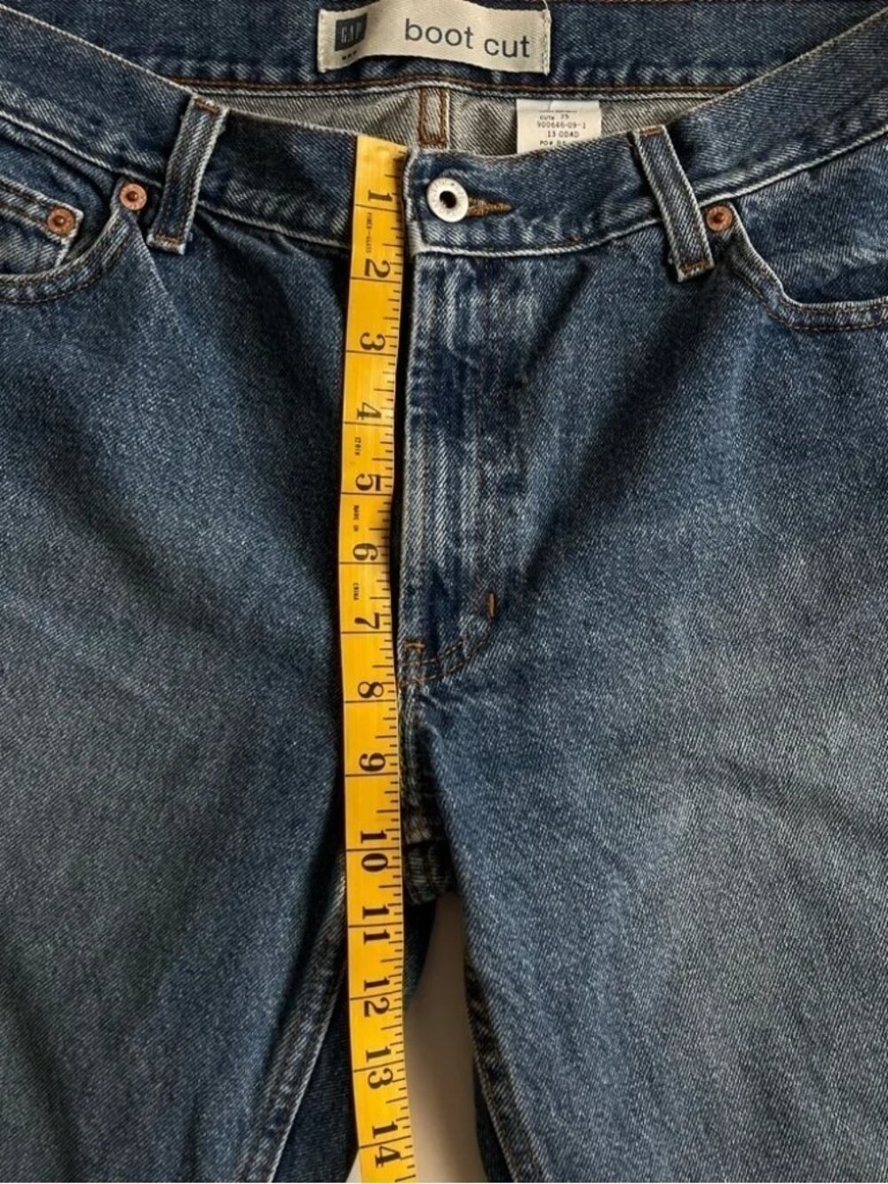 GAP Women's Blue Boot Cut Jeans Size 10R Classic Denim - Picture 2 of 8